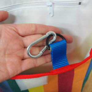 Recycling Hüfttasche in Rainbow